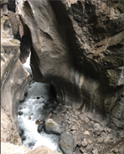 Box Canyon Falls trails, Ouray, Colorado.